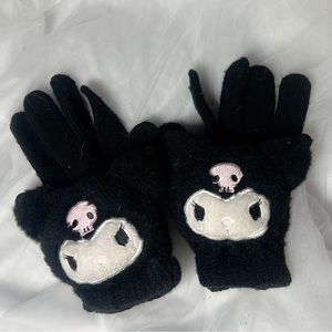 Kuromi sanrio touch screen gloves